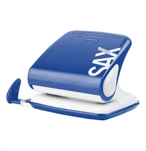 Lyukasztó SAX 418 Design 2 lyukú fém 25 lap kék