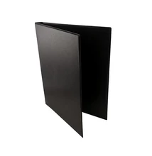 Mappa villámzáras A/5 pvc álló fekete