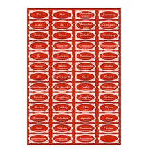 Matrica fűszeres piros "D"