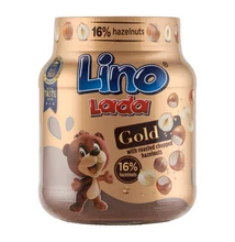 Mogyorókrém LINO LADA Gold mogyoródarabokkal 350g