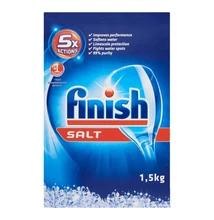 Mosogatógép vízlágyító FINISH regeneráló só 1,5 kg