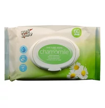 Nedves toalettpapír WELL DONE Chamomile 60 darabos