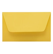 Névjegyboríték színes KASKAD enyvezett 70x105mm 57 citromsárga 50 darabos