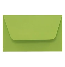 Névjegyboríték színes KASKAD enyvezett 70x105mm 66 lime zöld 50 darabos