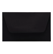 Névjegyboríték színes KASKAD enyvezett 70x105mm 99 fekete 50 darabos