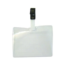 Névjegykitűző csíptetős fekvő