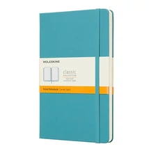 Notesz vonalas MOLESKINE QP060B35 "L" keményfedeles hamukék