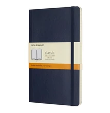Notesz vonalas MOLESKINE QP616B20 "L" puhafedeles zafirkék