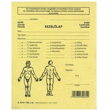 Nyomtatvány fizikoterápia kezelőlap PÁTRIA 118x150mm