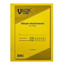 Nyomtatvány időszaki pénztárjelentés VECTRALINE A/4 25x4 álló