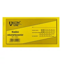 Nyomtatvány kiadási pénztárbizonylat VECTRALINE fekvő 25x2 lapos