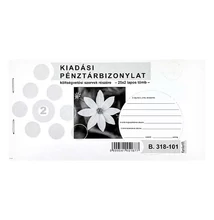Nyomtatvány kiadási pénztárbizonylat költségvetési szervek részére