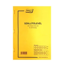 Nyomtatvány szállítólevél A/5 25x6 lapos