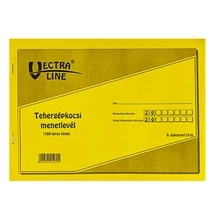 Nyomtatvány tehergépjármű menetlevél VECTRALINE A/4 100 lapos