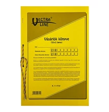 Nyomtatvány vásárlók könyve VECTRALINE A/4 25x2 álló GDPR kompatibilis