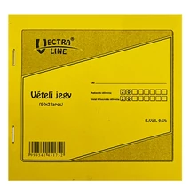 Nyomtatvány vételi jegy VECTRALINE 50x2