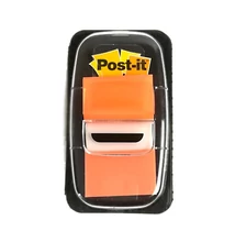 Oldaljelölő 3M Post-it 680-4 műanyag 25x43mm narancs