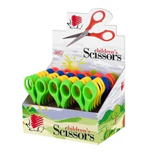 Olló iskolai ICO Süni hegyes 13cm vegyes színek