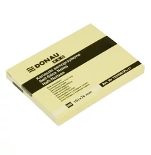 Öntapadós jegyzettömb DONAU ECO 101x76 mm 100 lap sárga