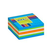 Öntapadós jegyzettömb STICK`N 51x51mm neon kék mix 250 lap