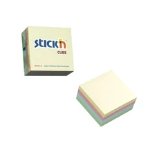 Öntapadós jegyzettömb STICK`N 76x76mm pasztell mix 400 lap