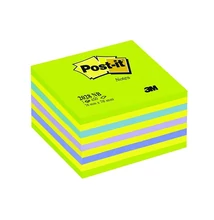 Öntapadós jegyzettömb 3M Post-it LP 2028NB 76x76mm lollipop zöld  450 lap