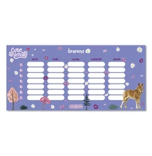 Órarend ARS UNA egylapos kétoldalas Animals-Horse