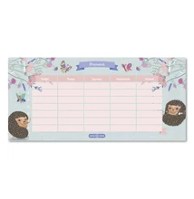 Órarend ARS UNA egylapos kétoldalas Fresh Flowers 5535