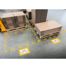 Padlójelölő ablak DURABLE A/4 visszaszedhető sárga