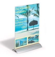 Prospektustartó DURABLE A/4 álló átlátszó