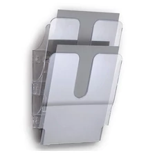 Prospektustartó DURABLE Flexiplus A/4 álló fali 2 részes átlátszó