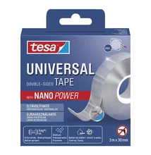 Ragasztószalag kétoldalas TESA 55810 30 mm x 3 m Nano Power