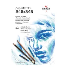 Rajzfüzet KOH-I-NOOR 9920 245x345 mm 20 lapos pasztell fehér
