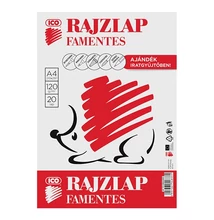 Rajzlap ICO Süni A/4 120 g famentes 20 lapos