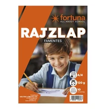 Rajzlap famentes FORTUNA A/4 120 g 10 lapos