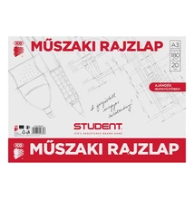 Rajzlap műszaki ICO Student A/3 20 íves