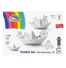 Rajztömb FIORELLO A/3 80 g 10 ív/tömb műszaki
