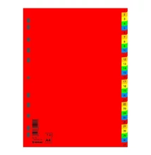 Regiszter DONAU A/4 műanyag 1-31 színes