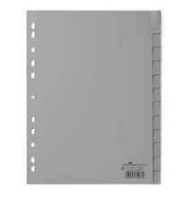 Regiszter DURABLE műanyag A/4 Jan-Dec 12 részes szürke