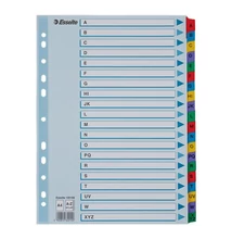 Regiszter ESSELTE Mylar A/4 laminált karton A-Z