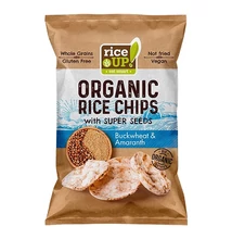 Rizschips RICE UP Bio hajdinával és amaránttal 25g