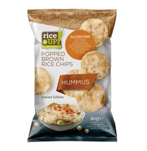 Rizschips RICE UP humuszos 60g