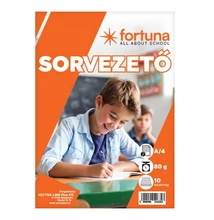 Sorvezető A/4 FORTUNA 10 lapos