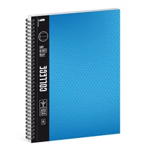 Spirálfüzet vonalas ARS UNA College A/4 80 lapos kék