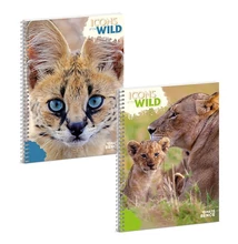 Spirálfüzet sima ARS UNA Icons of the Wild A/4 60 lapos