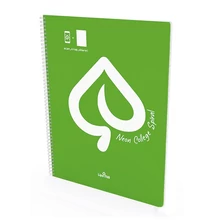 Spirálfüzet vonalas LIPAMILL A/4 80 lapos Neon