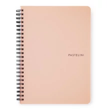 Spirálfüzet vonalas PASTELINI A/5 60 lapos barack