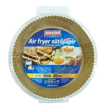 Sütőpapír forró levegős sütőhöz MAZZINI 4,5cm magas 20cm átm 50 darabos