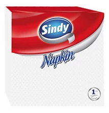 Szalvéta SINDY 1 rétegű 45 lapos 33x33 cm fehér