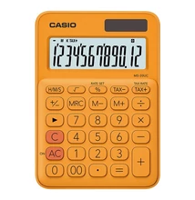 Számológép asztali CASIO MS 20 UC 12 digit narancs